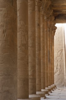 Egypt, Temple of Edfu, Ancient temple dedicated to Horus