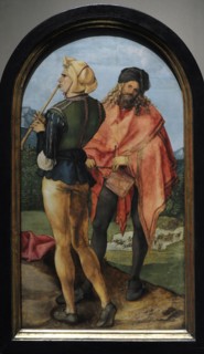 Piper and Drummer, ca.1503-1504, by Albrecht Durer