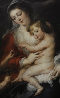 The Holy Family, St Elizabeth and St John the Baptist, ca.1634, by Peter Paul Rubens