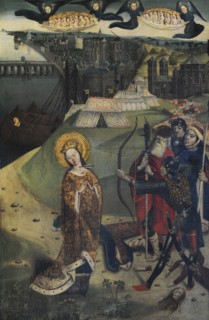 Martyrdom of Saint Cordula, Cologne, Germany, 1490-1500.