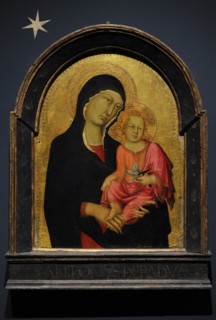 Mary with the Child, 1316-1317, by Simone Martini