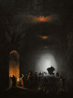 The Grotto at Posillipo, ca. 1847, by Friedrich Nerly