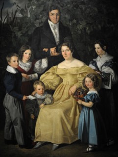 The Werbrun Family, 1834, by Simon Meister