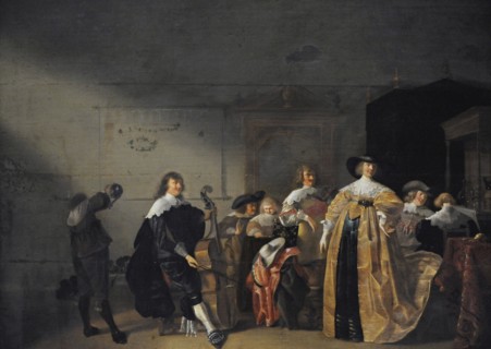 Social Scene, ca. 1630, by Anthonie Palamedes