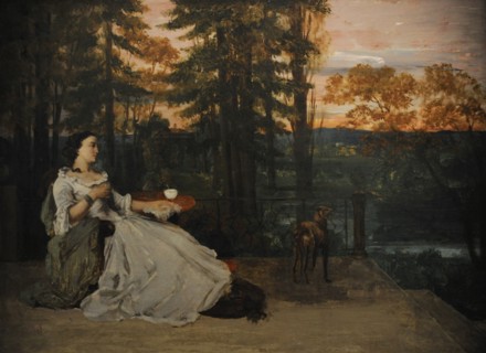 Lady on a Terrace
