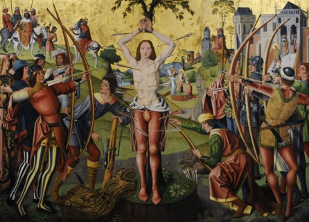 Altarpiece of Saint Sebastian, 1493-1494, by Master of the Holy Family