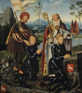 Triptych with the Death of Mary, 1515, by Joos van Cleve