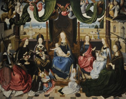 The Virgin Mary with female Saints