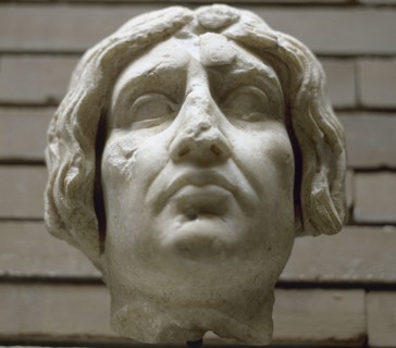Head of Isis priestess.