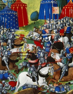 Combat between the Volsci tribe and the Romans.