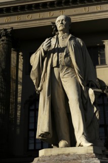 Statue of Hermann Von Helmholtz.