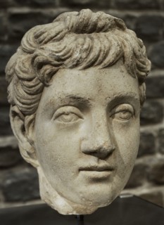 Bust of Roman Emperor Commodus.
