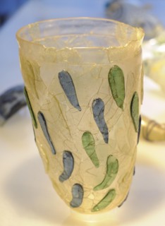 Roman Cage Cup. Glass.