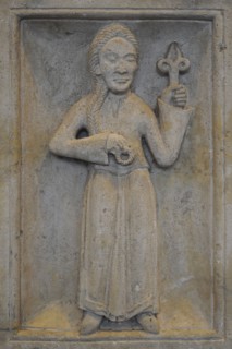 Zodiac sign of Virgo from the former Benedictine abbey in Brauweiler.