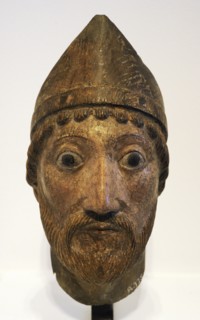 Head of a holy Bishop.
