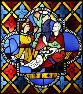 The stoning of Saint Stephen.