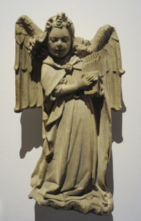 Angel playing music.