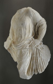 Athena Nike temple. Nike in a quiet pose.