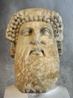 Hermes from a hermaic stele.