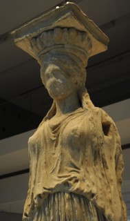 The Caryatid Porch of the Erechtheion.