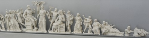 Reconstruction of the East pediment of Parthenon, Acropolis of Athens.