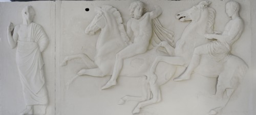 West frieze.