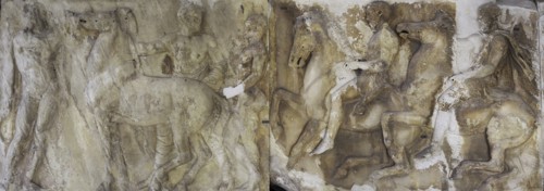 West frieze.