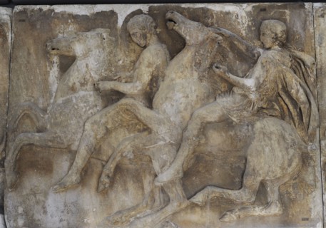 West frieze.