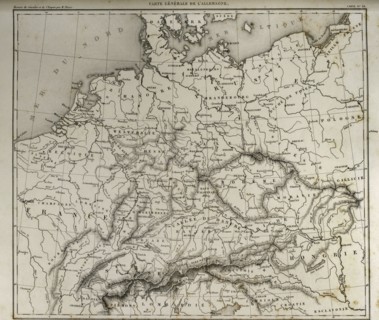 Napoleonic map of Germany.