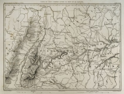 Territory between the river Rhine and the Danube.