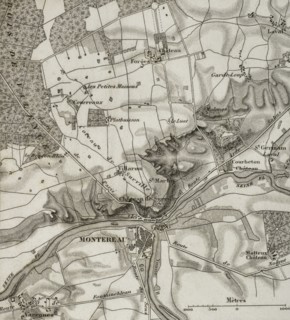 Surrounding of Montereau, France.