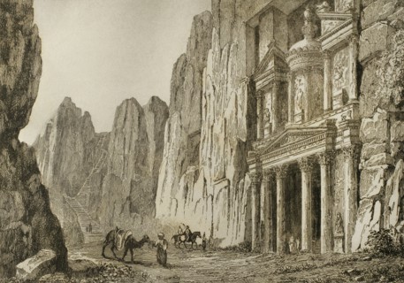 Petra. View of Al-Khazneh.