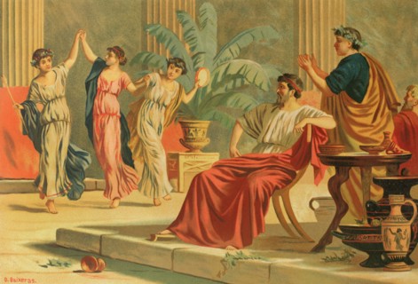 Dances after a banquet or simposium.
