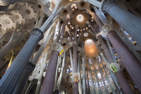 Basilica of the Sagrada Familia.