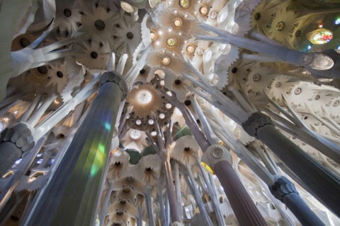 Basilica of the Sagrada Familia.