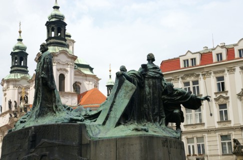 Jan Hus Memorial.