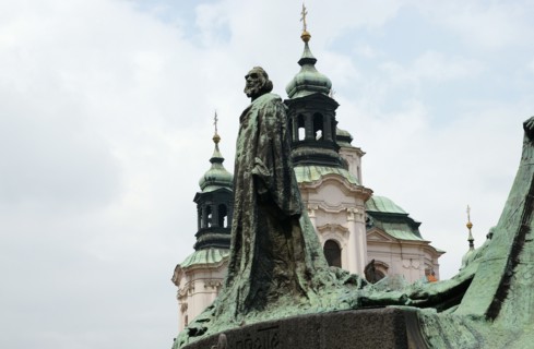 Jan Hus Memorial.