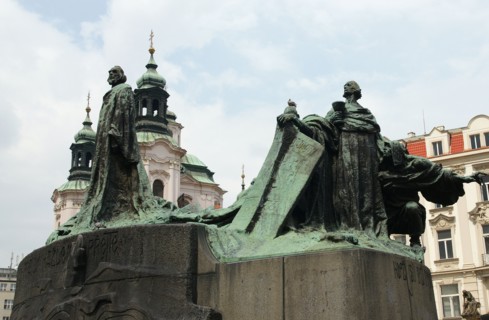 Jan Hus Memorial.