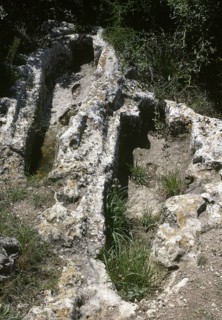 Anthropomorphic tombs.