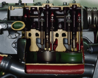 Diesel engine by the Spanish manufacturer 'Pegaso', belonging to a railbus.