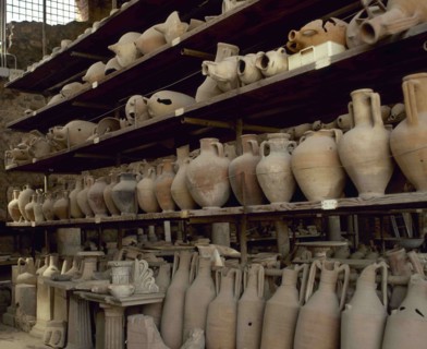 Antiquarium, inside view.