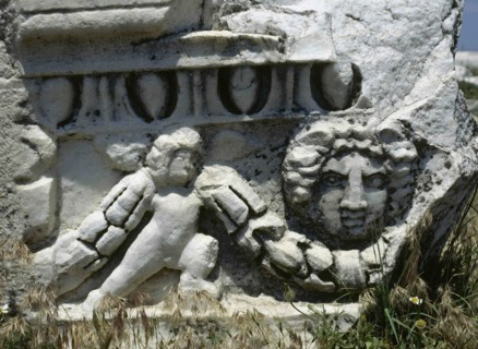 Fragment of the theater frieze.