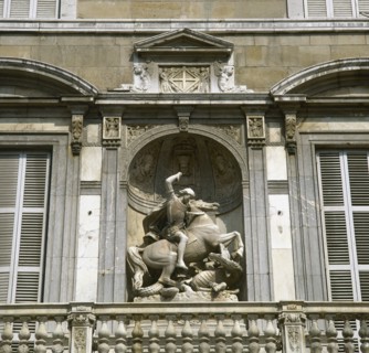 Sculpture of St. George.