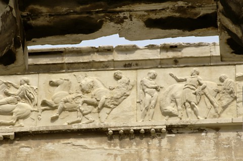 High-reliefs, under direction of Phidias.