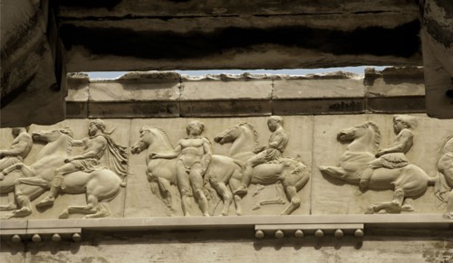 High-reliefs, under direction of Phidias.