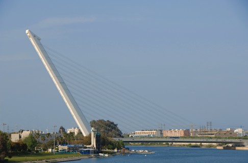 The Alamillo bridge.
