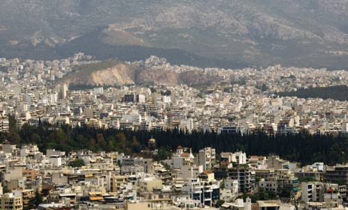 Athens. General view of the city.