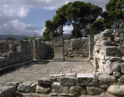 Ruins of a great house.