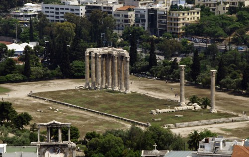 Temple of Olympian Zeus.