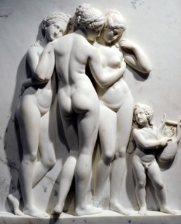 The Three Graces listening to Cupid's song
